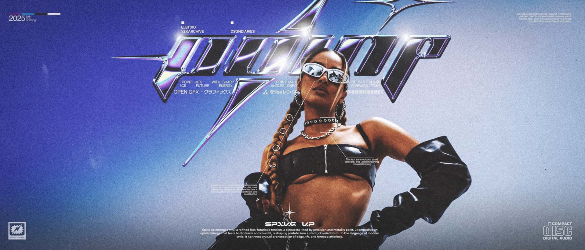 Embracing Cyberpunk Elements in Y2K Style