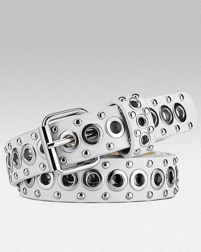 Women Y2k belt ’Eonflux’ - White