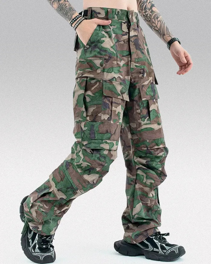 Y2k camo pants ’Orion’ - S