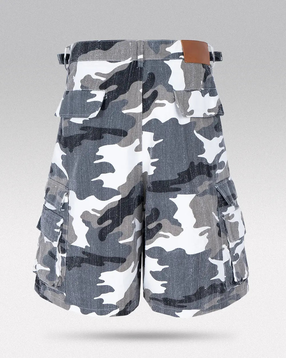 Baggy Camo Jorts ’Argon’