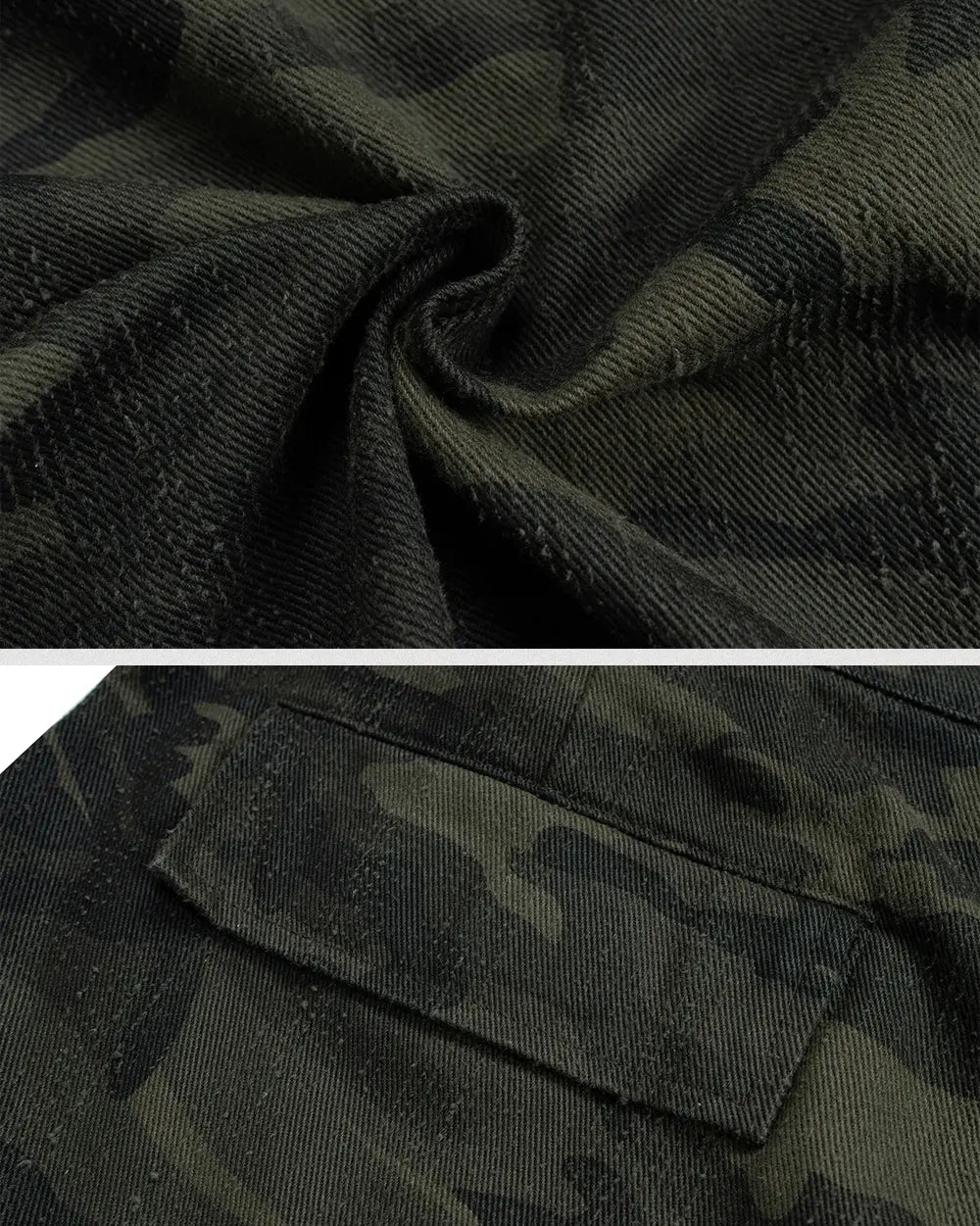 Baggy Camo Jorts ’Argon’