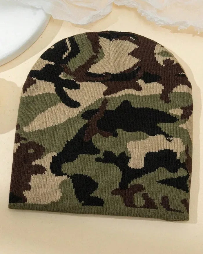 Camo Beanie ’Aero’ - army green