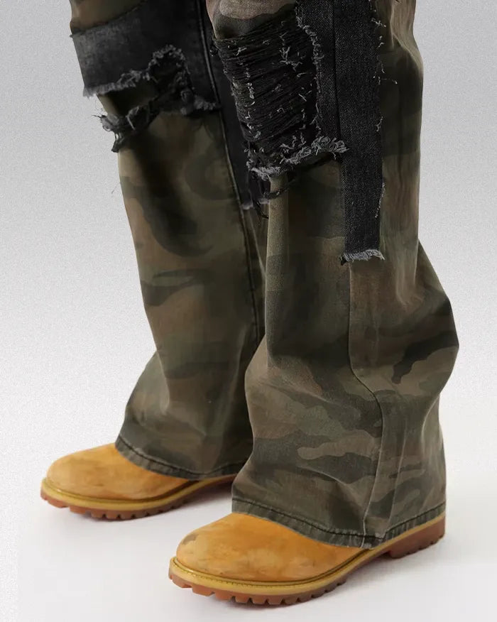 Camouflage Patchwork pants ’Cypher’