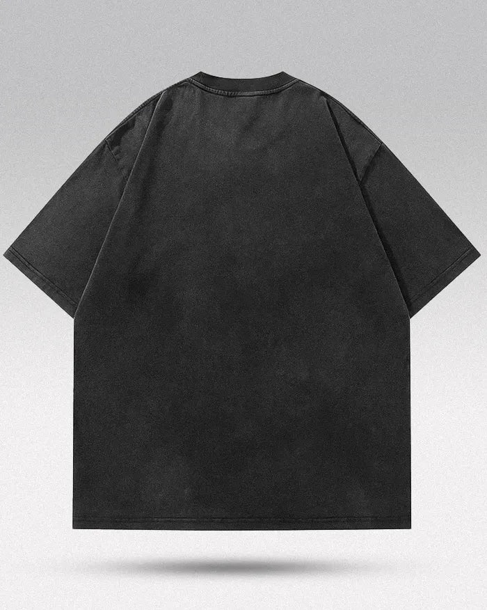 Oversized black t-shirt ’Kinetic’
