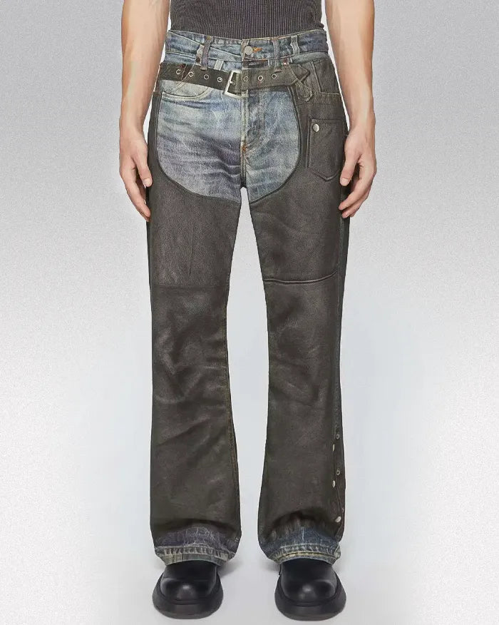 Printed Jeans ’Lyric’ - Brown / 30