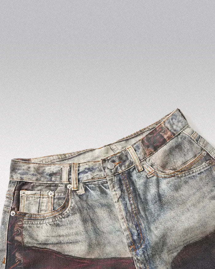 Retro Ripped Jeans ’Yezar’