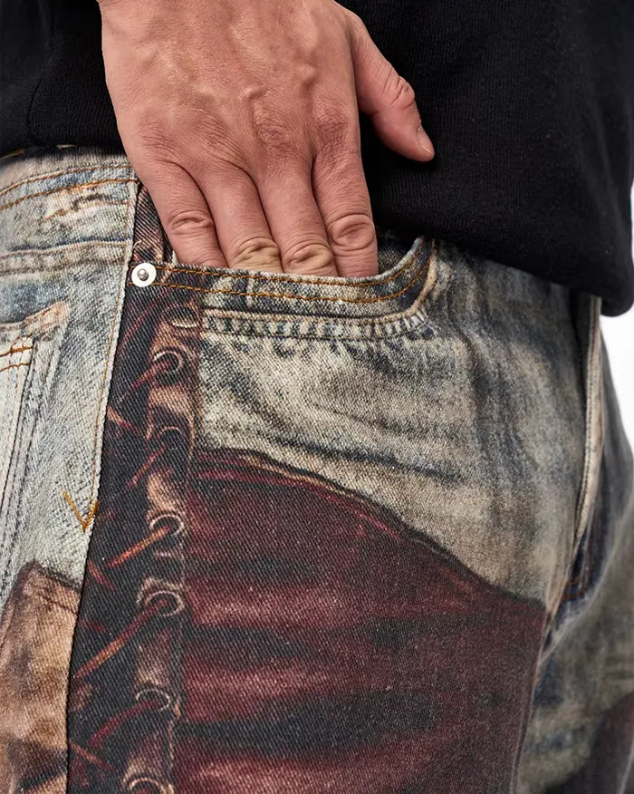Retro Ripped Jeans ’Yezar’