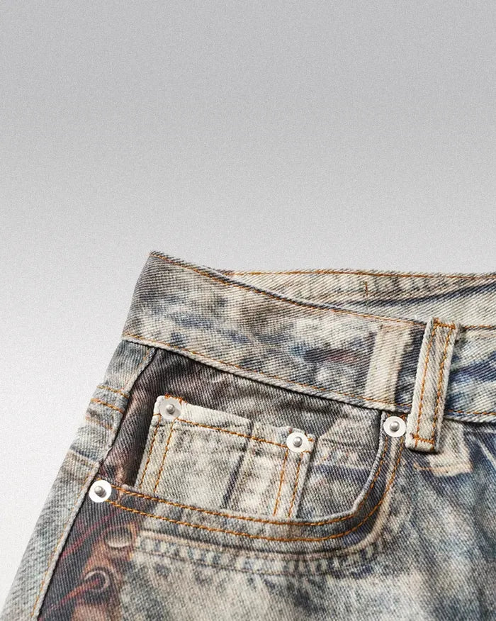 Retro Ripped Jeans ’Yezar’