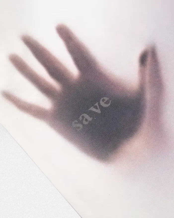 White T-Shirt Streetwear ’Save me’