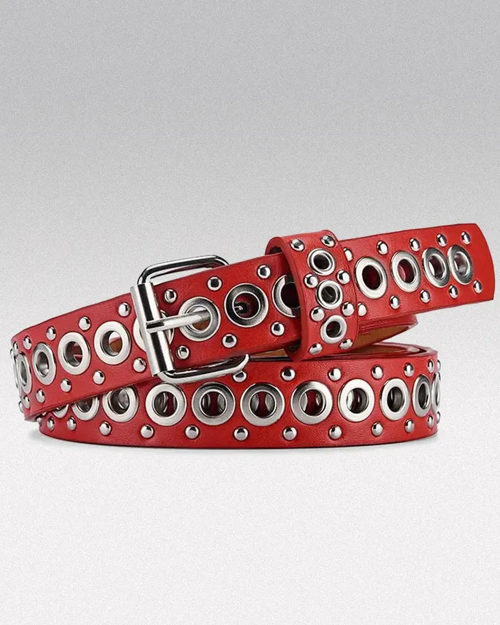 Women Y2k belt ’Eonflux’ - Red
