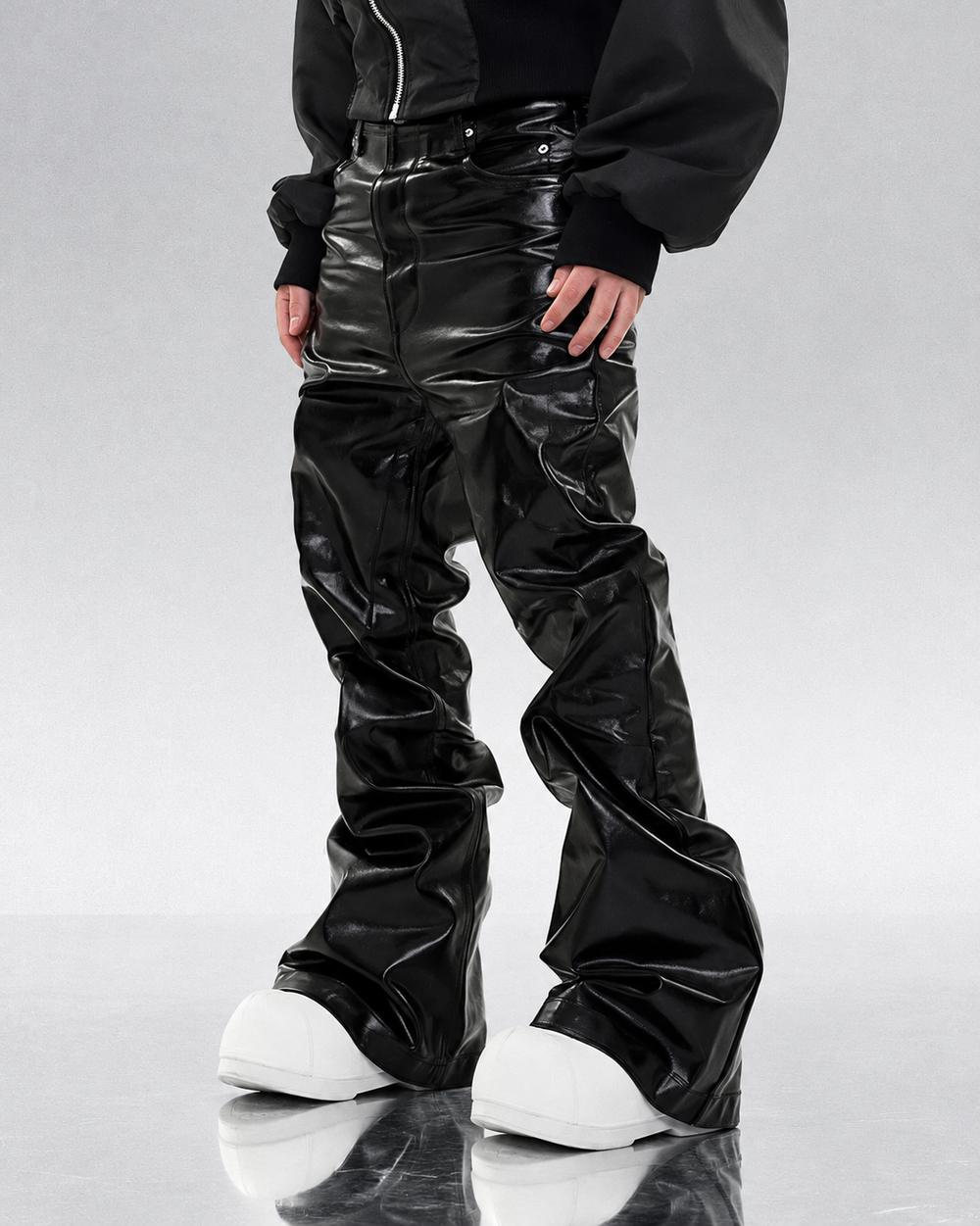 Y2k leather pants ’Neo’ - M