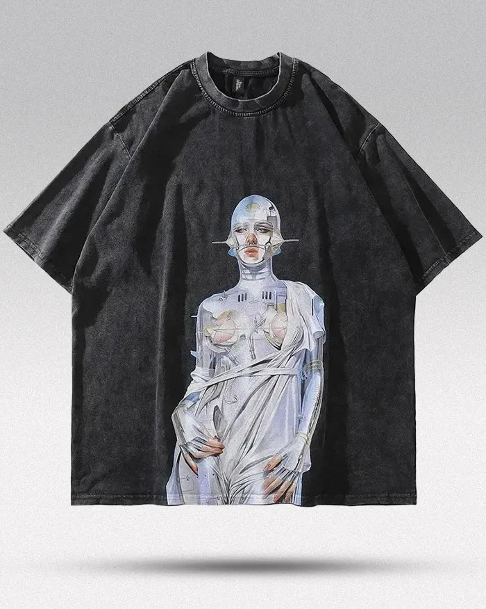 Y2k oversized T-shirt ’Sypher’ - M