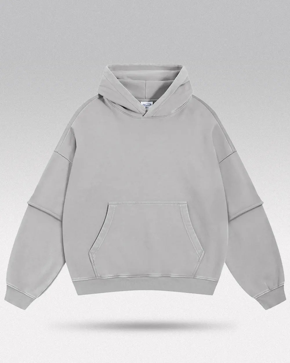 Y2k vintage hoodie ’Titan’ - Gray / S